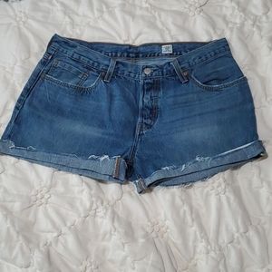 Levis 501 CT selvedge cut off